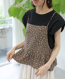 Crisp | 【ZOZOTOWN限定カラー】2wayフラワーギャザーキャミ(シャツ/ブラウス)