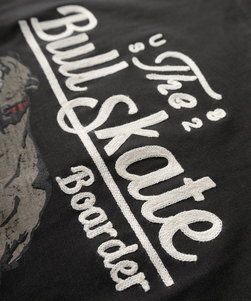 POWER TO THE PEOPLE(パワートゥーザピープル)の「【POWER TO THE PEOPLE/パワー トゥザ ピープル】BULLDOG&TURTLE ワンポイントロゴ& バッグBIGイラストデザイン ビッグシルエット半袖Tシャツ/リンガーT(Tシャツ/カットソー・レディース・ホワイト×レッド/ホワイト×ブラック/チャコールグレー/レッド/ホワイト/ネイビー・M/L/XL)」の20枚目の写真