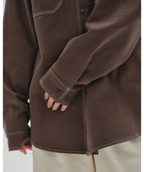 TODAYFUL Cottontwill Over Shirts正規品未使用 TODAYFUL SALE (トゥデイフル）Cottontwill Over Shirts 即日
