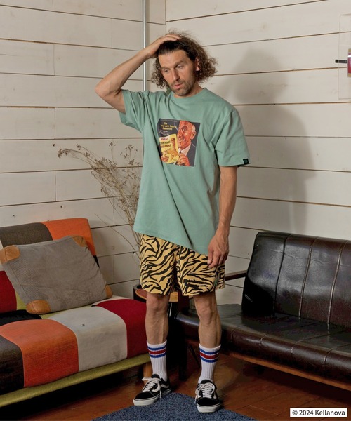 RIVER SIDE CULTURE(リバーサイドカルチャー)の「RIVER SIDE CULTURE/RSC×KELLOGGS(ケロッグ) オジサンTシャツ (M4)(Tシャツ/カットソー・メンズ・杢グレー/カーキ・MEDIUM/LARGE/X-LARGE)」の10枚目の写真