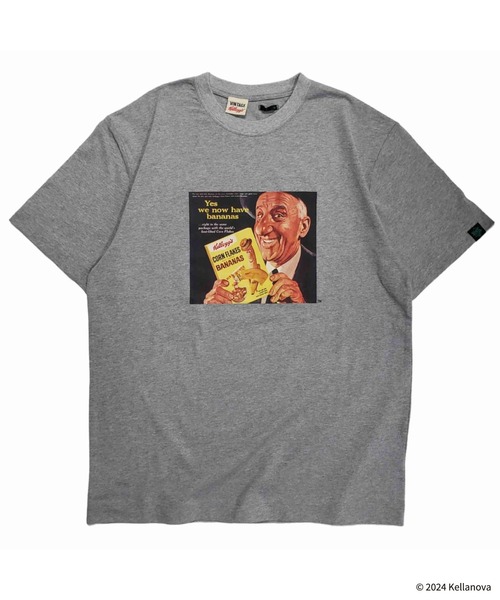 RIVER SIDE CULTURE(リバーサイドカルチャー)の「RIVER SIDE CULTURE/RSC×KELLOGGS(ケロッグ) オジサンTシャツ (M4)(Tシャツ/カットソー・メンズ・杢グレー/カーキ・MEDIUM/LARGE/X-LARGE)」の14枚目の写真