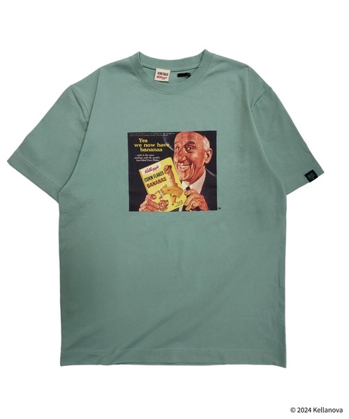 RIVER SIDE CULTURE(リバーサイドカルチャー)の「RIVER SIDE CULTURE/RSC×KELLOGGS(ケロッグ) オジサンTシャツ (M4)(Tシャツ/カットソー・メンズ・杢グレー/カーキ・MEDIUM/LARGE/X-LARGE)」の6枚目の写真