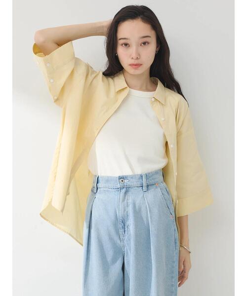 earth music&ecology（アースミュージックアンドエコロジー）の「リブタンクトップ（タンクトップ・レディース・アイボリー/ブルー/グリーン系その他3/ブラック・S/M）」の16枚目の写真