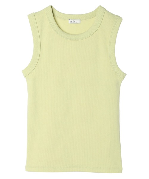 earth music&ecology（アースミュージックアンドエコロジー）の「リブタンクトップ（タンクトップ・レディース・アイボリー/ブルー/グリーン系その他3/ブラック・S/M）」の5枚目の写真