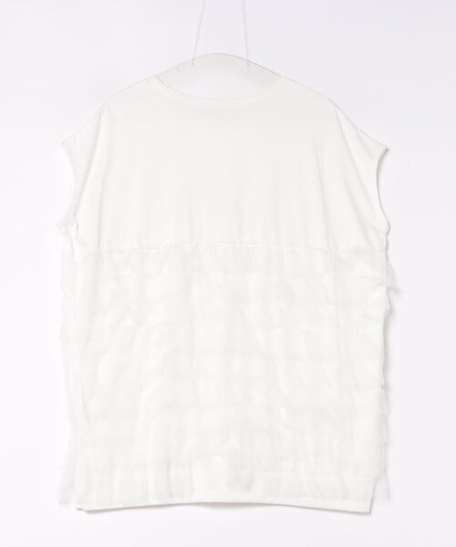 PICCIN(ピッチン)の「【WEB限定】チュールフリルロングプルオーバー(Tシャツ/カットソー・レディース・オフホワイト/ブラック・M/L)」の20枚目の写真