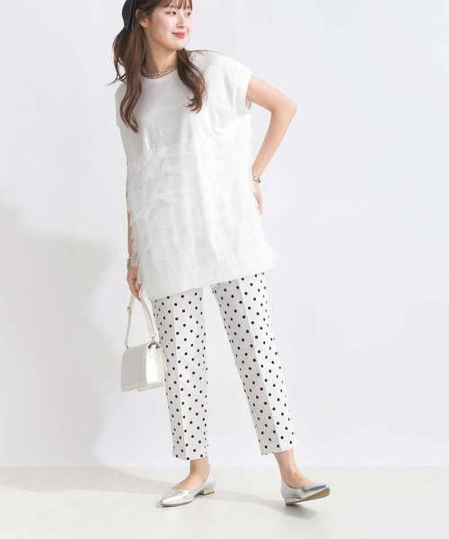 PICCIN(ピッチン)の「【WEB限定】チュールフリルロングプルオーバー(Tシャツ/カットソー・レディース・オフホワイト/ブラック・M/L)」の13枚目の写真