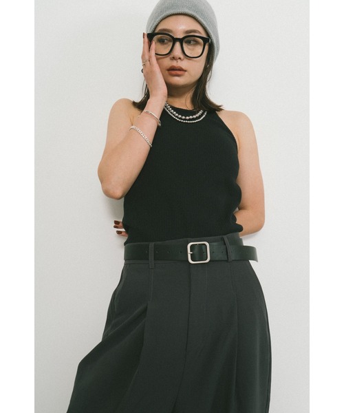 HANNE（アン）の「ワンタックワイドスラックス（スラックス・レディース・チャコールグレー/ネイビー/ベージュ・FREE/SMALL）」の16枚目の写真