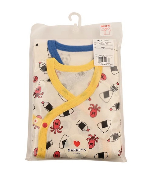 MARKEY'S(マーキーズ)の「2点セット/ベビーコンビ肌着(肌着・キッズ・オフホワイト/マルチ/ライトブルー・FREE)」の18枚目の写真