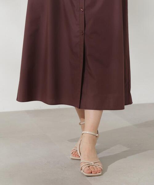 PROPORTION BODY DRESSING（プロポーションボディドレッシング）の「ギャザービスチェシャツワンピース / 1214240704（ワンピース・レディース・ベージュ系その他/ブラウン・SMALL/MEDIUM）」の7枚目の写真