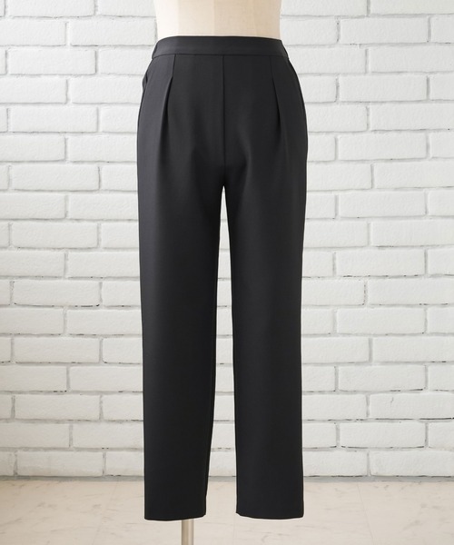 Diable baiser（ディアブルベーゼ）の「リネンライク軽やかジャケット+パンツ2点セットスーツ（セットアップ・レディース・ブラック・LL/LARGE/MEDIUM）」の14枚目の写真