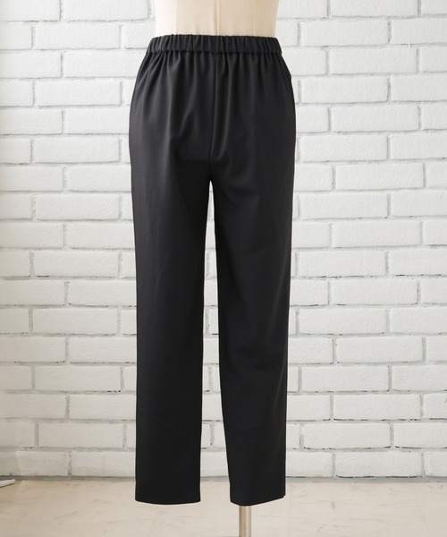 Diable baiser（ディアブルベーゼ）の「リネンライク軽やかジャケット+パンツ2点セットスーツ（セットアップ・レディース・ブラック・LL/LARGE/MEDIUM）」の13枚目の写真