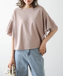 ラッフル袖プルオーバー