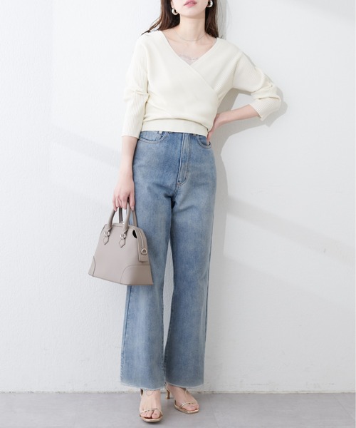natural couture(ナチュラルクチュール)の「前後2WAY総レースインナー(キャミソール・レディース・ピンクベージュ/グレイッシュベージュ/ブラック/オフホワイト・FREE)」の16枚目の写真