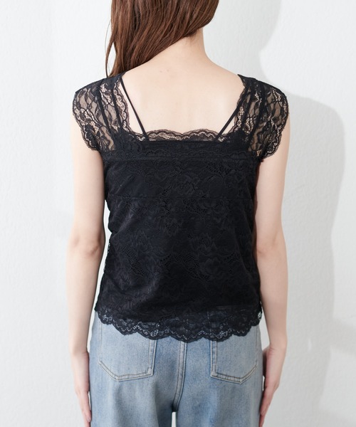 前後2WAY総レースインナー（キャミソール）｜natural couture