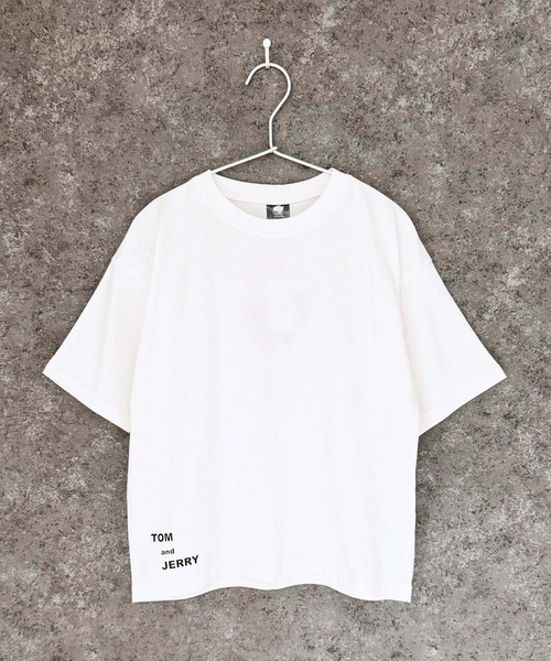 Tom&Jerry(トムアンドジェリー)の「TOM&JERRY トム&ジェリー オーバーサイズ 半袖Tシャツ(Tシャツ/カットソー・メンズ・ダークグリーン/オレンジ/モカ/杢グレー/ホワイト系2/ホワイト系1/ホワイト系/オフホワイト/ネイビー/ネイビー系/ダークグリーン系/チャコール/グレー系/ブラック系/ベージュ/ブラック・L/M/XL)」の19枚目の写真