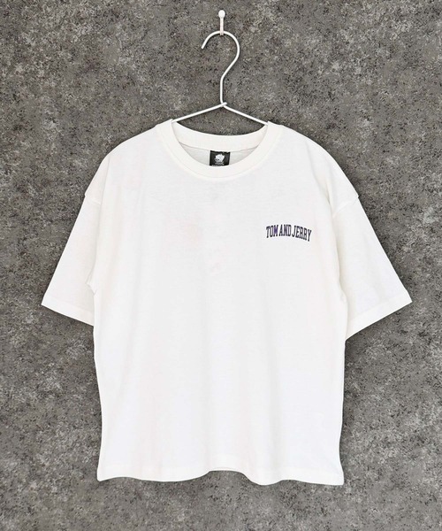 Tom&Jerry(トムアンドジェリー)の「TOM&JERRY トム&ジェリー オーバーサイズ 半袖Tシャツ(Tシャツ/カットソー・メンズ・ダークグリーン/オレンジ/モカ/杢グレー/ホワイト系2/ホワイト系1/ホワイト系/オフホワイト/ネイビー/ネイビー系/ダークグリーン系/チャコール/グレー系/ブラック系/ベージュ/ブラック・L/M/XL)」の21枚目の写真