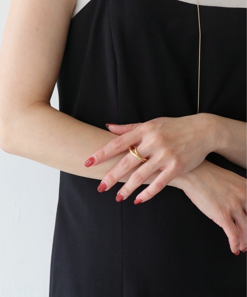 cheriella（シェリエラ）の「【cheriella】ランダムプランプダブルリング RANDOM PLUMP DOUBLE RING（リング・レディース・シルバー/ゴールド・FREE）」の7枚目の写真