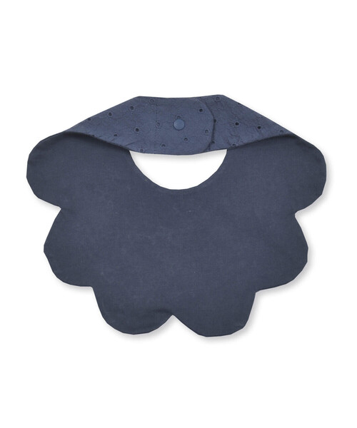 SLAP SLIP BABY（スラップスリップベビー）の「リボン付き裾スカラップレーススタイベビー（スタイ/よだれかけ・キッズ・ネイビー/ホワイト/ピンク・FREE）」の10枚目の写真