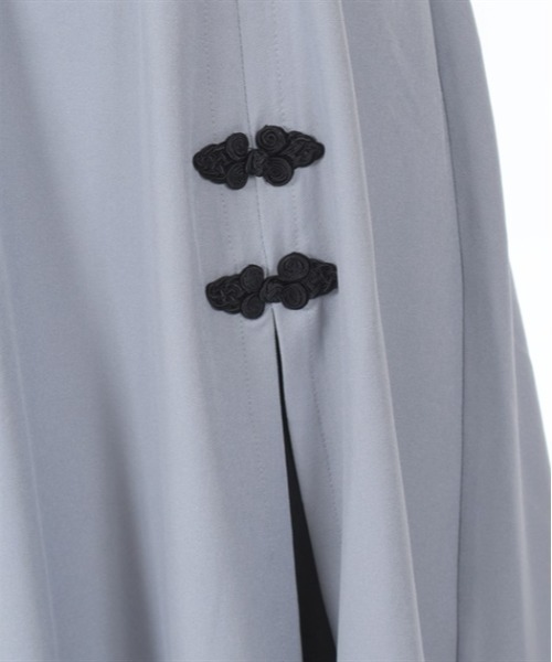 axes femme（アクシーズファム）の「チャイナ釦バイカラーワンピース（ワンピース・レディース・ブルーグリーン/ブラック/グレー・FREE）」の15枚目の写真