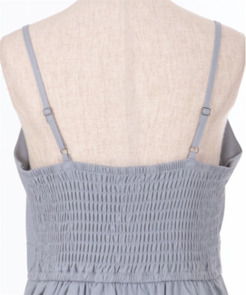 axes femme（アクシーズファム）の「チャイナ釦バイカラーワンピース（ワンピース・レディース・ブルーグリーン/ブラック/グレー・FREE）」の14枚目の写真