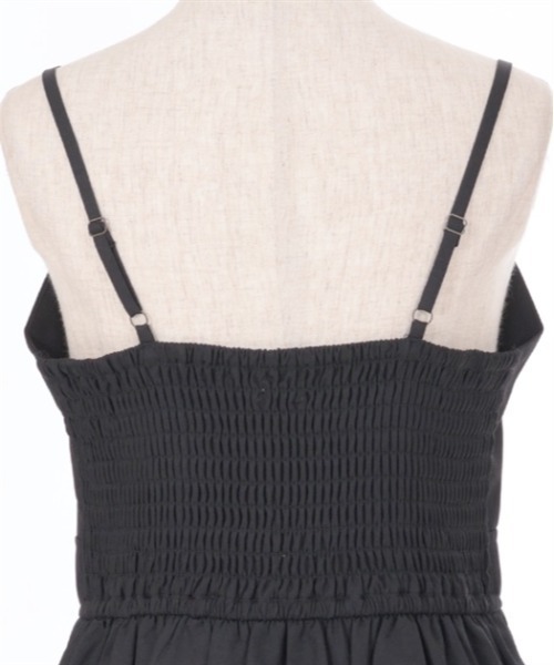 axes femme（アクシーズファム）の「チャイナ釦バイカラーワンピース（ワンピース・レディース・ブルーグリーン/ブラック/グレー・FREE）」の6枚目の写真