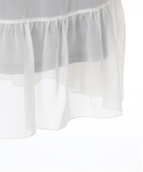 axes femme（アクシーズファム）の「チャイナ釦バイカラーワンピース（ワンピース・レディース・ブルーグリーン/ブラック/グレー・FREE）」の4枚目の写真