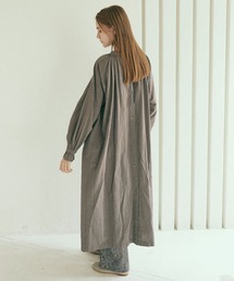 RNA-N | D1658 コットンリネンジャガードストライプワンピース(ワンピース)