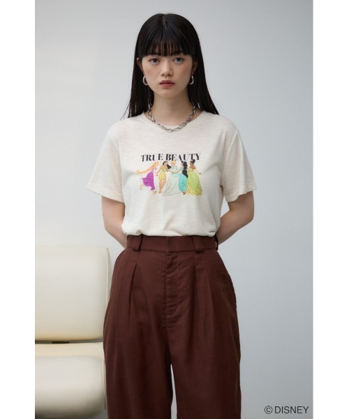 AZUL by moussy(アズールバイマウジー)の「JM プリンセスTシャツ(Tシャツ/カットソー・レディース・イエロー/オフホワイト・SMALL/MEDIUM)」の13枚目の写真