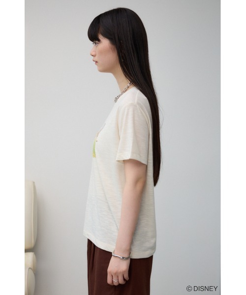 AZUL by moussy(アズールバイマウジー)の「JM プリンセスTシャツ(Tシャツ/カットソー・レディース・イエロー/オフホワイト・SMALL/MEDIUM)」の10枚目の写真