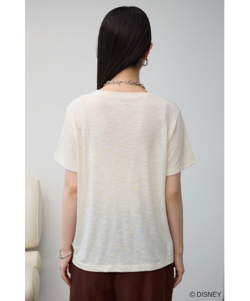AZUL by moussy(アズールバイマウジー)の「JM プリンセスTシャツ(Tシャツ/カットソー・レディース・イエロー/オフホワイト・SMALL/MEDIUM)」の9枚目の写真
