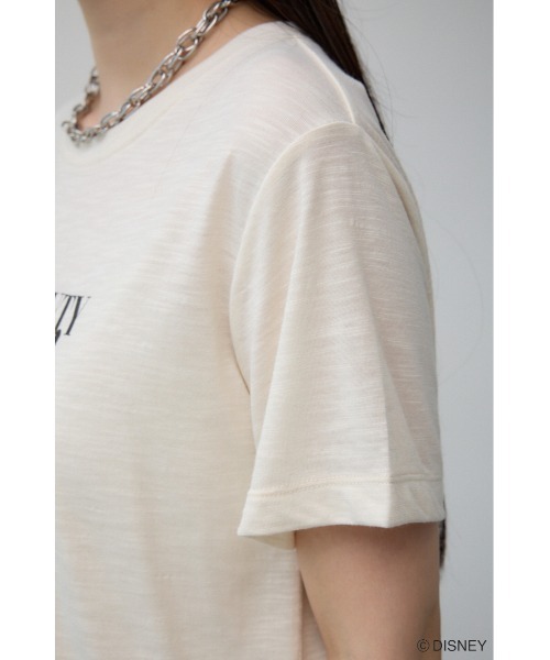 AZUL by moussy(アズールバイマウジー)の「JM プリンセスTシャツ(Tシャツ/カットソー・レディース・イエロー/オフホワイト・SMALL/MEDIUM)」の7枚目の写真