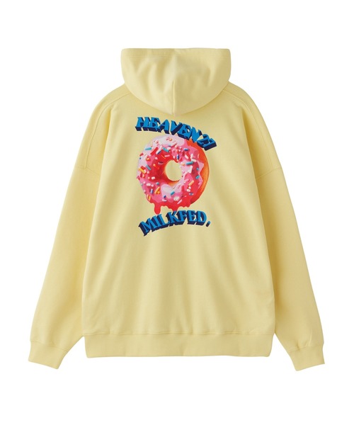 MILKFED.（ミルクフェド）の「DONUTS SWEAT HOODIE（パーカー・レディース・ブラック/ライトイエロー/オフホワイト・L/M）」の14枚目の写真