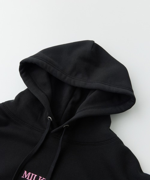 MILKFED.（ミルクフェド）の「DONUTS SWEAT HOODIE（パーカー・レディース・ブラック/ライトイエロー/オフホワイト・L/M）」の11枚目の写真