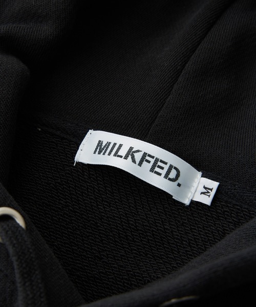 MILKFED.（ミルクフェド）の「DONUTS SWEAT HOODIE（パーカー・レディース・ブラック/ライトイエロー/オフホワイト・L/M）」の10枚目の写真