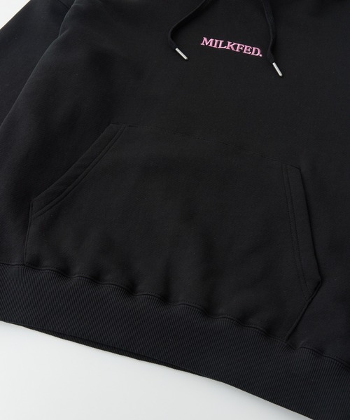 MILKFED.（ミルクフェド）の「DONUTS SWEAT HOODIE（パーカー・レディース・ブラック/ライトイエロー/オフホワイト・L/M）」の8枚目の写真