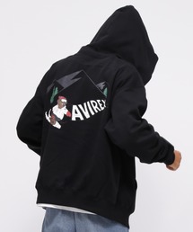 《WEB限定》BEAR SNOW BOARD HOODIE / ベア スノーボード フーディー / AVIREX / アヴィレックス