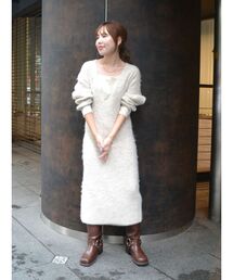 Ungrid | 2Wayスリットニットワンピ－ス(ワンピース)