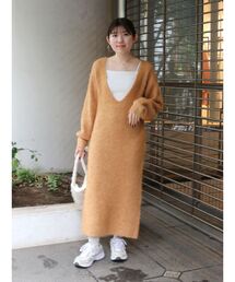 Ungrid | 2Wayスリットニットワンピ－ス(ワンピース)
