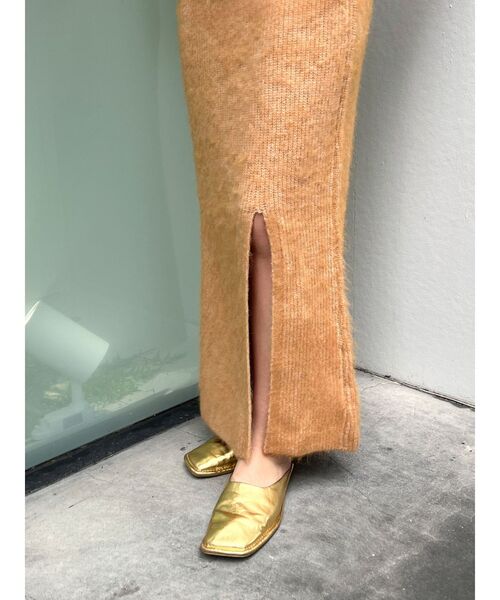 Ungrid(アングリッド)の「2Wayスリットニットワンピ-ス(ワンピース・レディース・ライトグレー/オレンジ/ベージュ・FREE)」の14枚目の写真