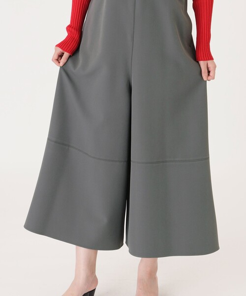 CAST:（キャストコロン）の「【着回し抜群】アシンメトリーオールインワン（ジャンパースカート・レディース・ブラック/グレー系その他2・S/M）」の11枚目の写真