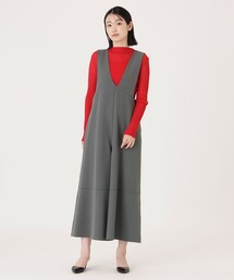 CAST: | 【着回し抜群】アシンメトリーオールインワン(ジャンパースカート)