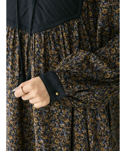 CRAFT STANDARD BOUTIQUE（クラフトスタンダードブティック）の「レーヨンキルト切替ワンピース　◆（ワンピース・レディース・ベージュ/ネイビー/その他14・FREE）」の10枚目の写真