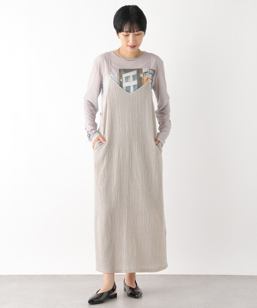 LEPSIM(レプシィム)の「アソートキャミワンピース 135246(ワンピース・レディース・ブラック/ブラウン系その他/アイボリー/ブラック系その他・FREE)」の2枚目の写真