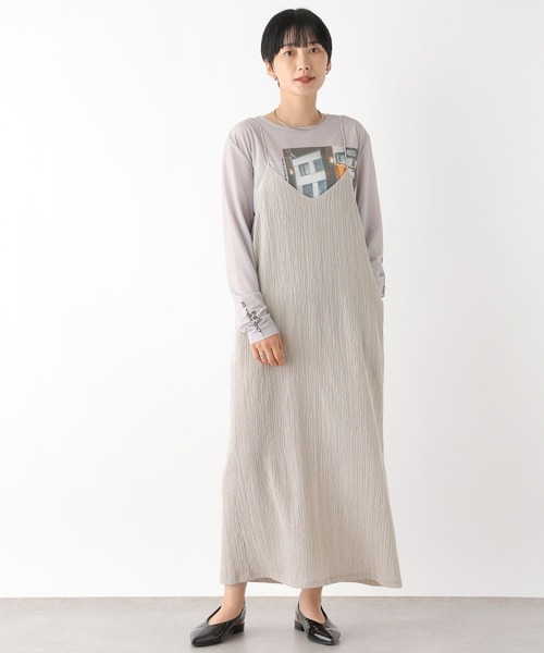 LEPSIM(レプシィム)の「アソートキャミワンピース 135246(ワンピース・レディース・ブラック/ブラウン系その他/アイボリー/ブラック系その他・FREE)」の13枚目の写真