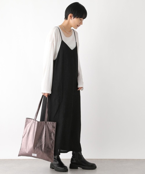 LEPSIM(レプシィム)の「アソートキャミワンピース 135246(ワンピース・レディース・ブラック/ブラウン系その他/アイボリー/ブラック系その他・FREE)」の7枚目の写真