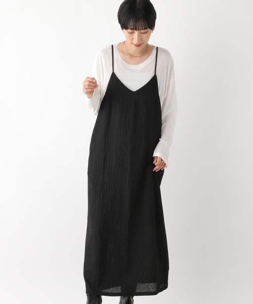 LEPSIM(レプシィム)の「アソートキャミワンピース 135246(ワンピース・レディース・ブラック/ブラウン系その他/アイボリー/ブラック系その他・FREE)」の6枚目の写真