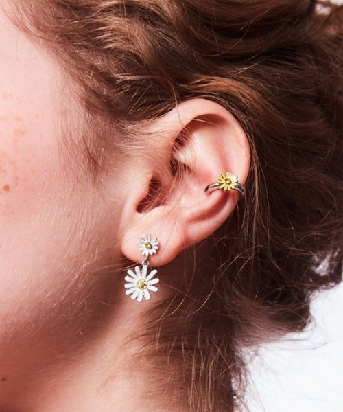 VINTAGE HOLLYWOOD☆IU着用☆Petit Daisy Earcuff 全3色 ○PETIT DAISY EARCUFF_3COLOR(イヤーカフ)|VINTAGE