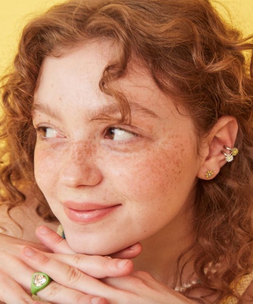 VINTAGE HOLLYWOOD☆IU着用☆Petit Daisy Earcuff 全3色 VINTAGE HOLLYWOOD☆IU着用☆Petit Daisy Earcuff 全3色