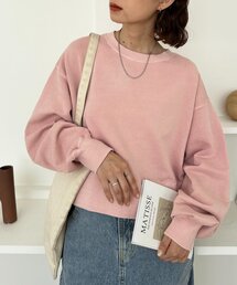 DISCOAT | 【11色展開！】ショート丈カラースウェット《WEB限定カラーあり》(Tシャツ/カットソー)