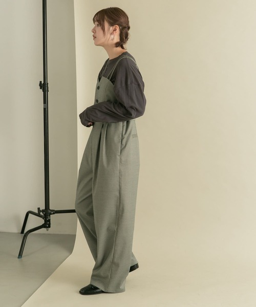 KBF（ケイビーエフ）の「シアーロゴロングTEE（Tシャツ/カットソー・レディース・チャコールグレー/オフホワイト・ONE）」の21枚目の写真